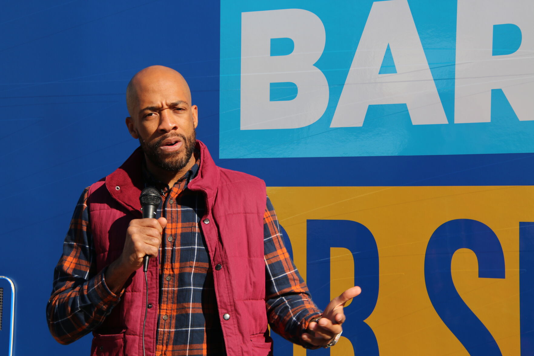 Mandela Barnes speaking close Hudson.JPG